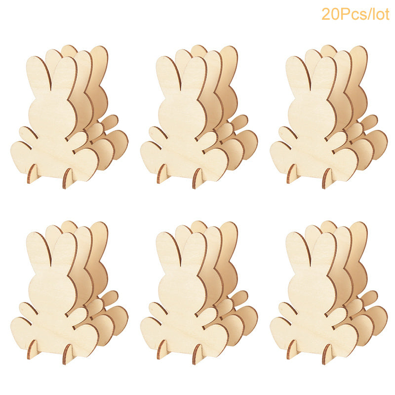 Laser Engraving Laser Wood Chip Rabbit 3D Stereoscopic Ornament 001dfc4c 9c09 4b2d 8c04 8367525ea6d8