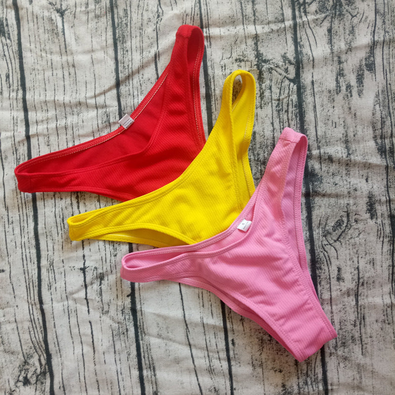 Women's Swimsuit Solid Color Split Swimsuit 003cf208 2004 41fa a67a ad99a7f4d38f