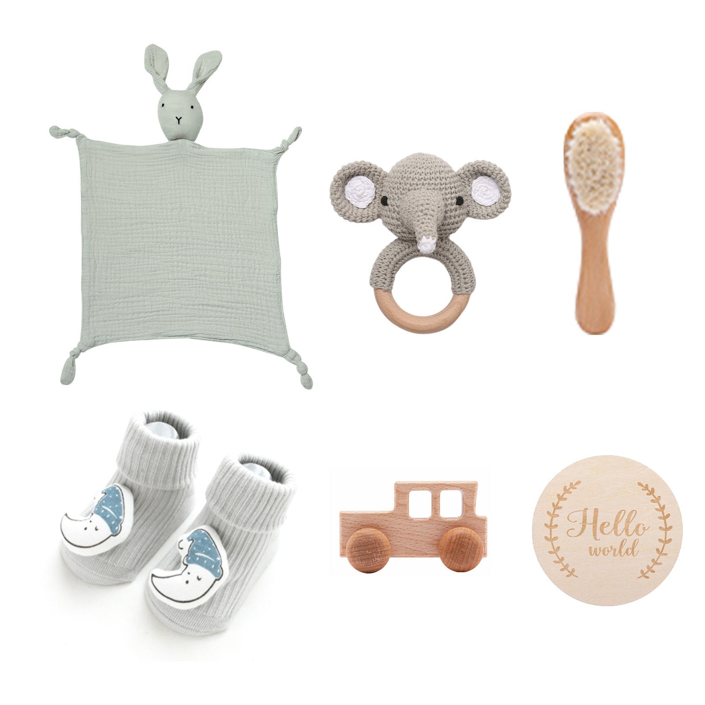 Infant Comfort Rattle Rabbit Bath Towel Gift Set 0067204a f04f 4825 9b9e 734783438666