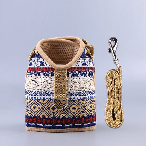 New Dog Leash Clothes Ethnic Style Suit 01975246 fd80 4eb7 bcef 3040414e0aa5