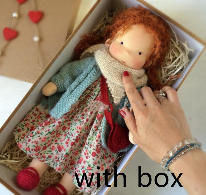 Handmade Plush Doll Golden Curly Girl Finished Product 01e2bb98 df23 440b 8eec c91716e28ffa