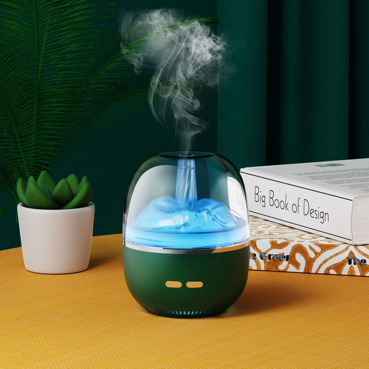 Air Humidifier Essential Oil Ultrasonic Aromatherapy Atomizer Colorful Light Heavy Fog Volume Office Home Accessories 0219e28