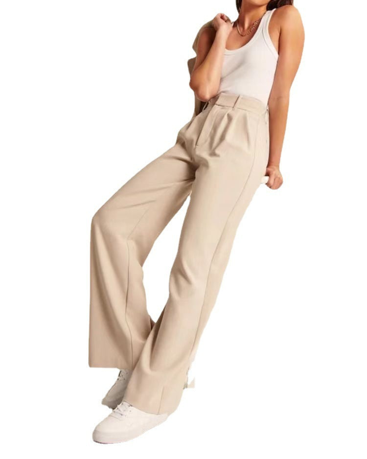 High Waist Wide Leg Pants Versatile Belt 0243a478 eb60 4456 a83d ced7b70f8969