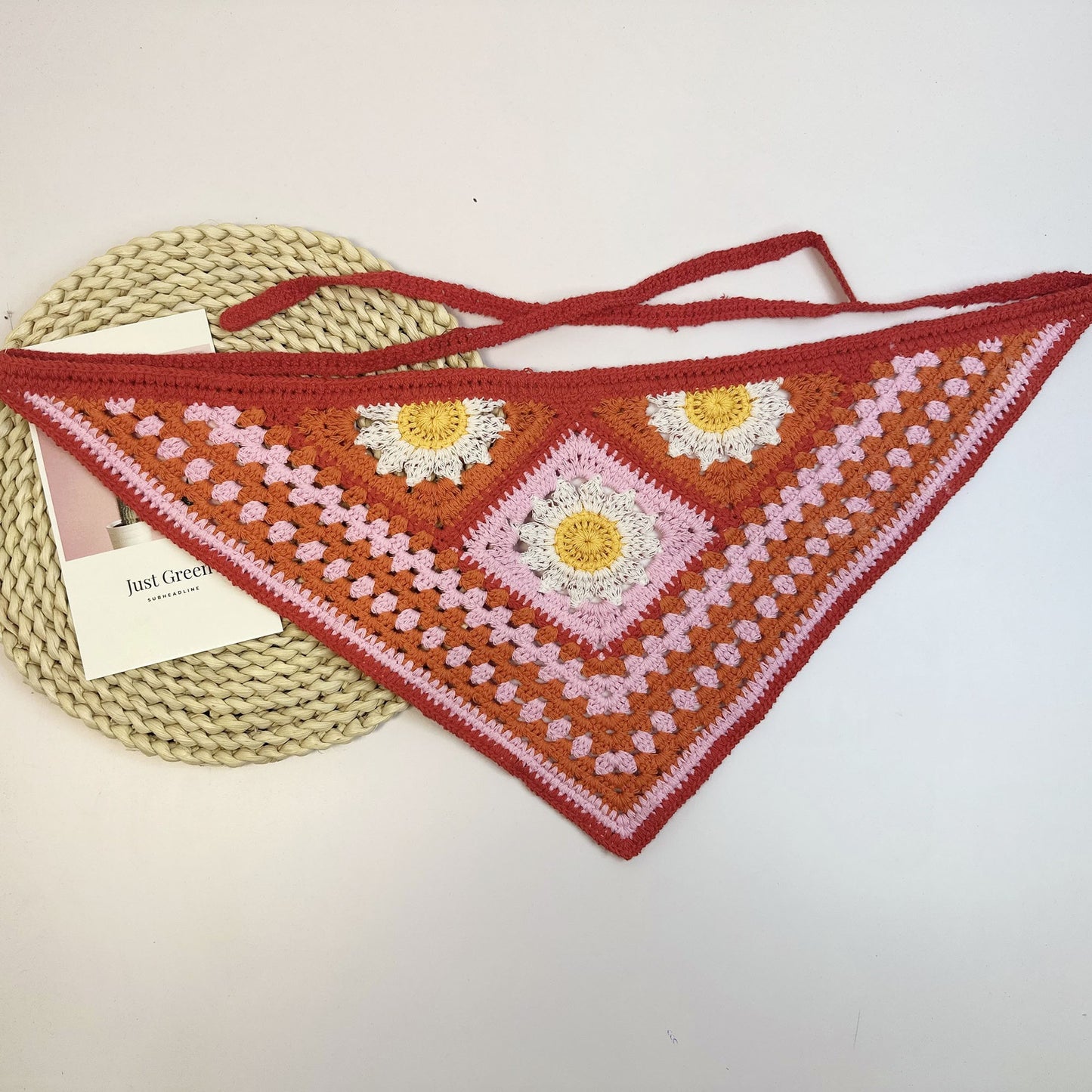 All-matching Triangular Binder Knitted Hair Band 0290b0bd 2324 403c aaa7 47e72e483466