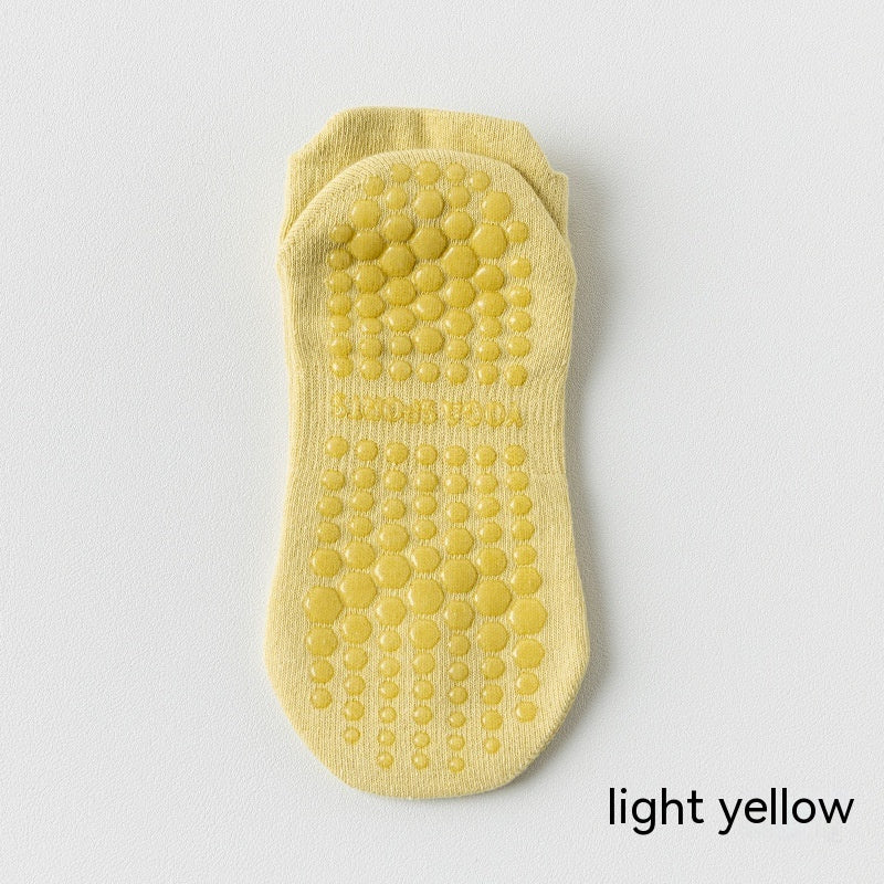 Women's Pure Cotton Non-slip Silicone Indoor Fitness Pilates Socks 0362258f a629 473d aa16 cce615f1661e