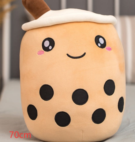 Cute Fruit Drink Plush Stuffed Soft Strawberry Milk Tea Plush Boba Tea Cup Toy Bubble Tea Pillow Cushion Kids Gift 0381b416 3