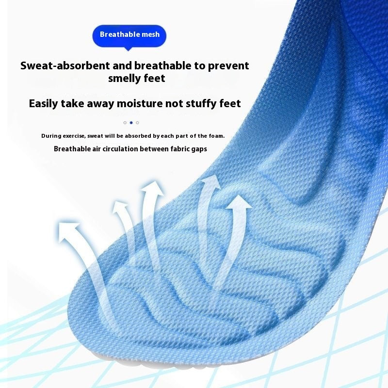 4D Shock Absorption Sports Comfortable Lightweight Insole - HD Wireless Product #2