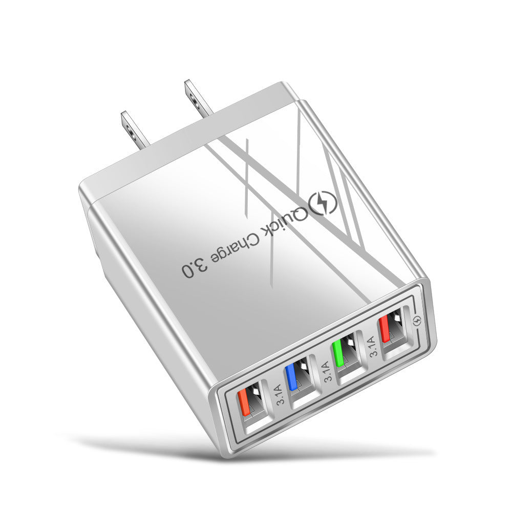 USB Charger Quick Charge 3.0 4 Phone Adapter For Tablet Portable Wall Mobile Charger Fast Charger - 图片 35