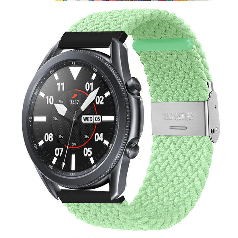 Simple Solid Color Buckle Woven Nylon Watchband 04ad6450 af9a 4af2 8b2b 335e0acb7d9d
