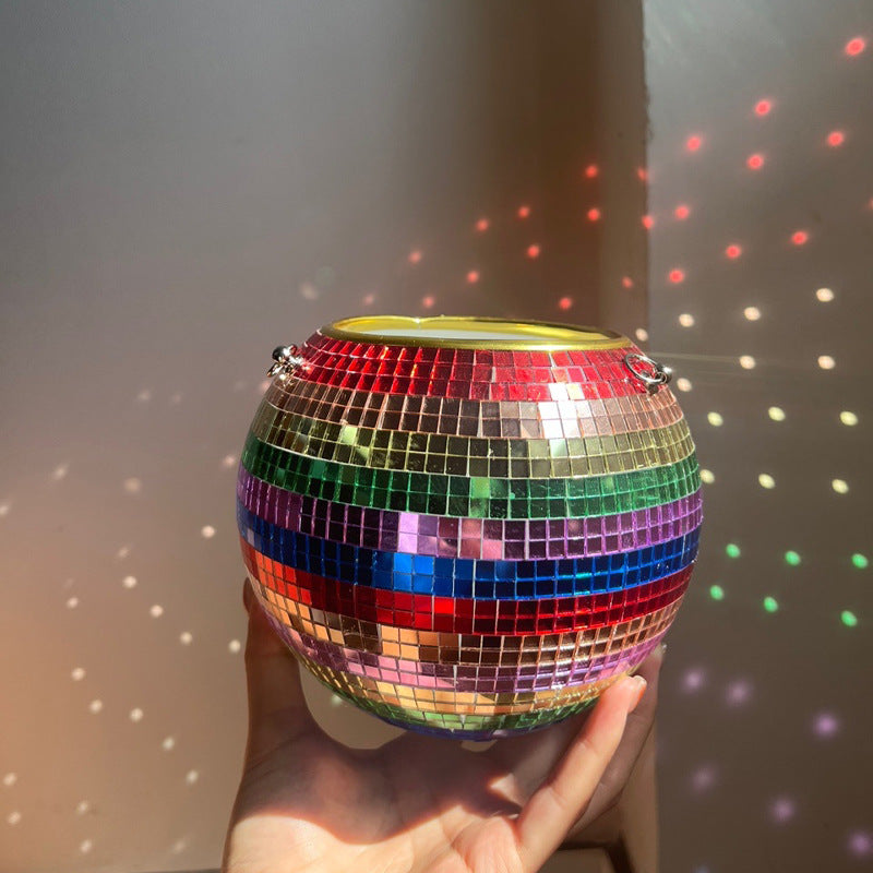 Cross-border Disco Ball Planter Hanging Mirror Spherical Plastic Flowerpot 04c61268 ccb0 4465 ad2c 4f556f0746a7