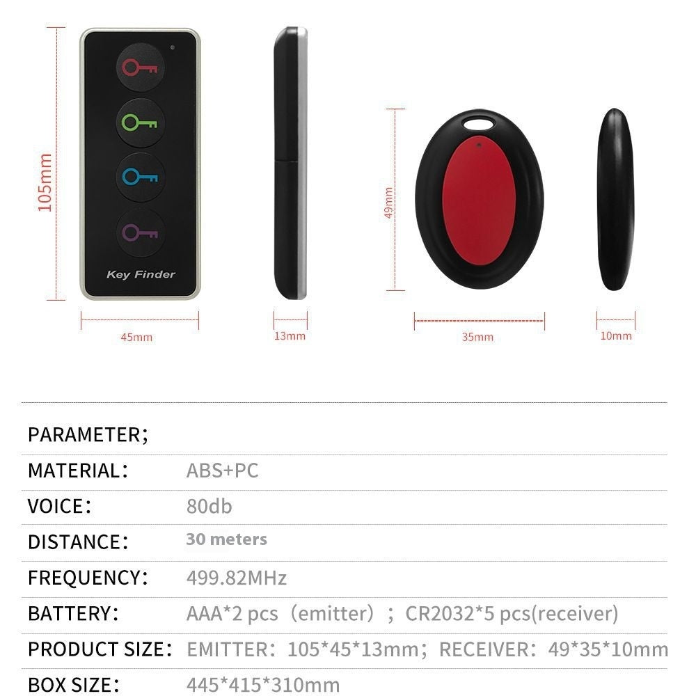Wireless Key Locator One-to-four Locator 05723b7e 6649 4308 983e e576c8fec452