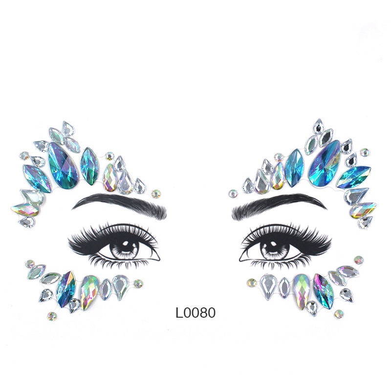 Women's Fashion Party Decoration Face Stickers 05726da6 3209 4866 9611 43362c1569b0