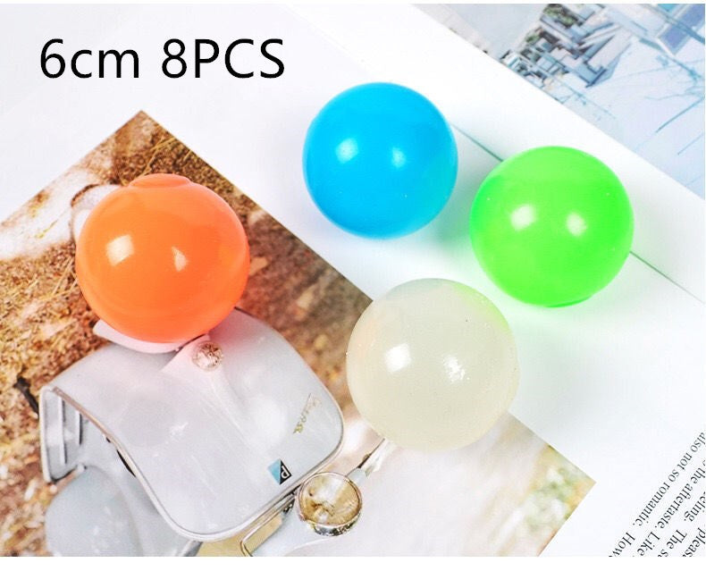 Luminous Sticky Ball Toys Sticky Wall Home Party Games Glow In The Dark Novelty Toys Decompression Squeeze Toy 05b59b1b 9bad