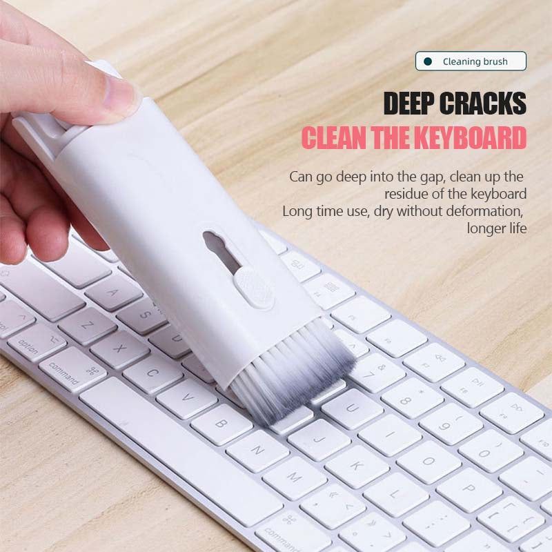 Multifunctional Bluetooth-compatible Headset Cleaning Pen Set Keyboard Cleaner Cleaning Tools Cleaner Keycap Puller Kit 0675a