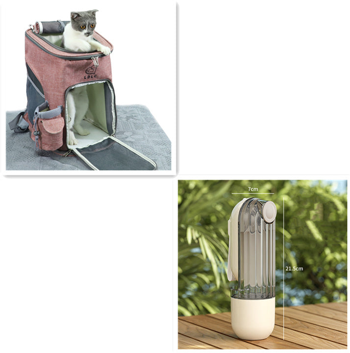 2 In 1 Pet Water Cup Segment Design Green Dog Walking Portable Drinking Cup Dog Feeding Supplies Pet Supplies Dog Walking Water Feeder Pets Products - HD Wireless Product #10