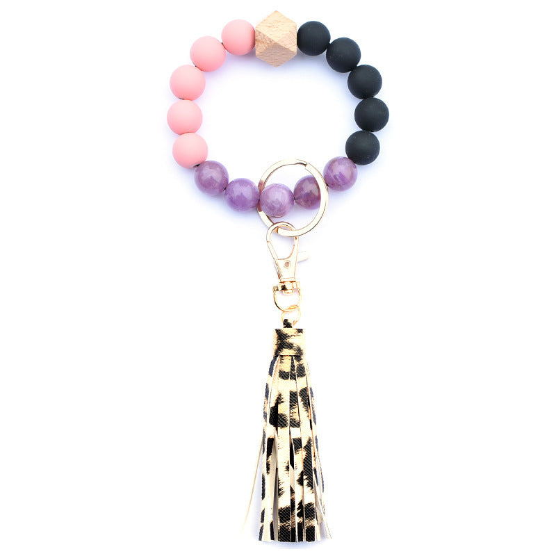 Creative Wooden Bead Bracelet Keychain 06b1c9aa 30e7 4809 a52a c4428cfa4822
