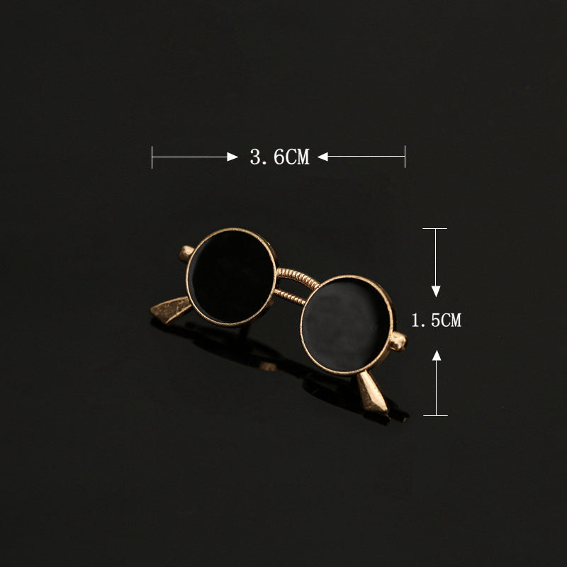 New Arrival Brooch Men's Suit Dress Accessories Enamel Oil Glasses Sunglasses Brooch 0729e99f 76e1 4531 991e e0eeaf166e2d