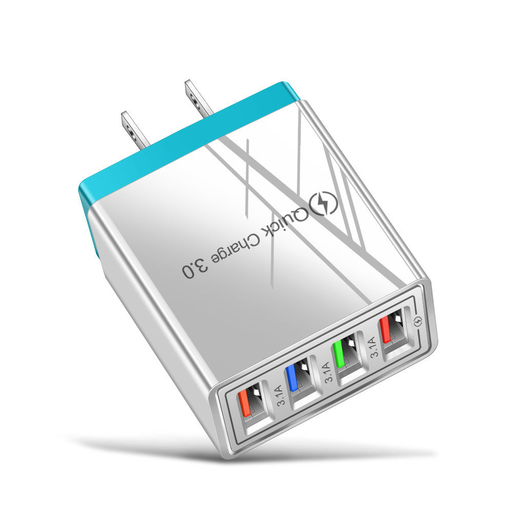 USB Charger Quick Charge 3.0 4 Phone Adapter For Tablet Portable Wall Mobile Charger Fast Charger - 图片 30