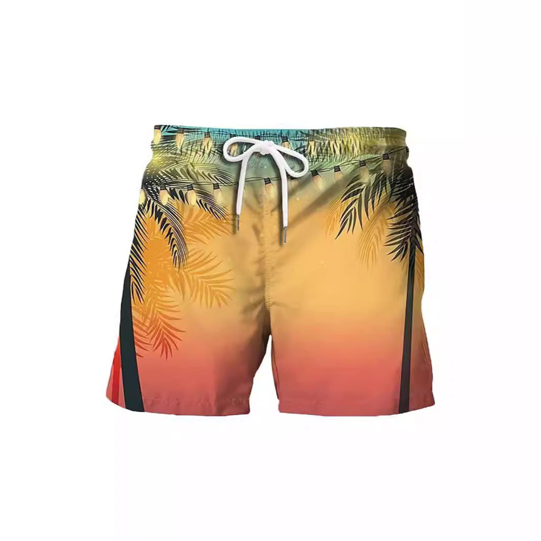 Summer Japanese Banana Leaf Beach 3D Digital Printing Beach Pants Men's Casual Shorts 0759741f 1d64 4d26 b88a c23341c6812c