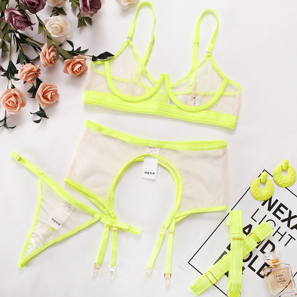 European And American Three-point Perspective Women's Underwear Set 0766730f e9c4 4420 ae06 9850c6bd1887