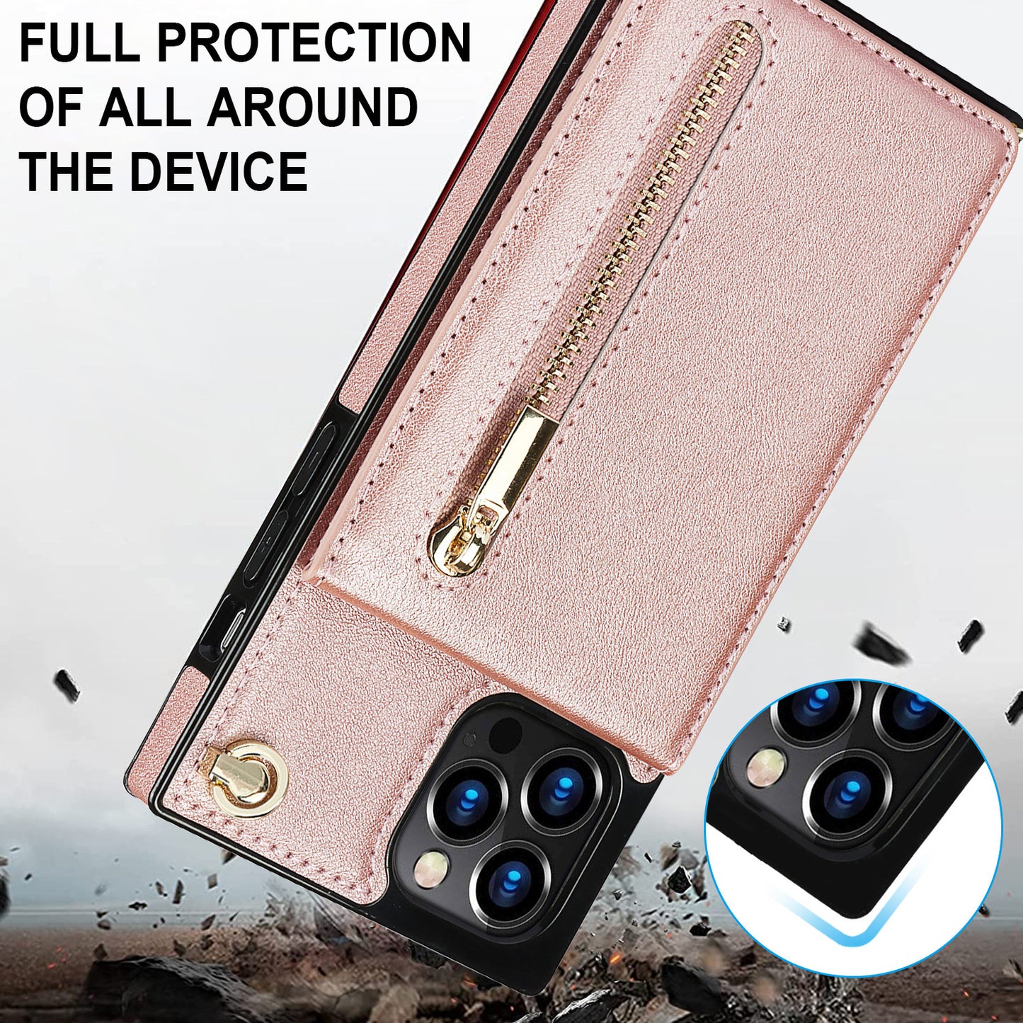 Phone Case Crossbody XR Zipper Mobile Phone Protective Cover 07709a71 dcf0 41ee 8d6e b4ae663901c8