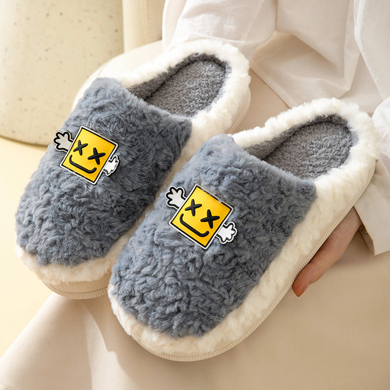 Cartoon Plush Cotton Slippers Women's Winter Warm Dormitory Non-slip 0780135f 5f53 4930 a805 3394c5e2dbec
