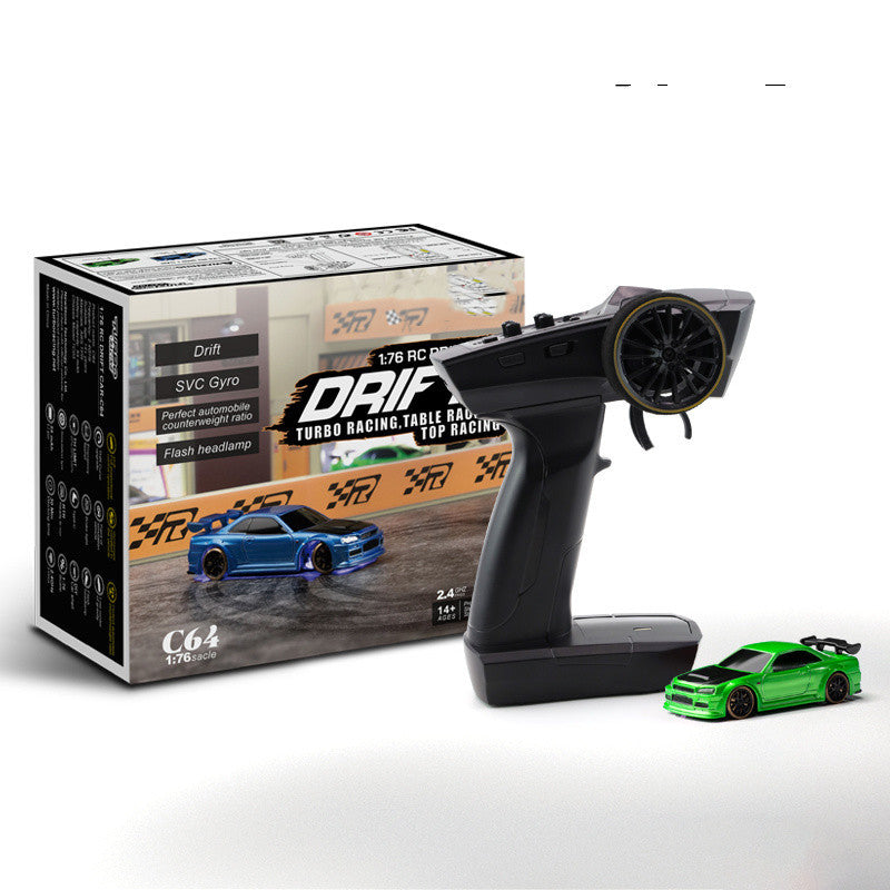 Turbo Racing 1vs76 C64 Drift RC Car With Gyro Radio Full Proportional Remote Control Toys RTR Kit For Kids And Adults 07be59d