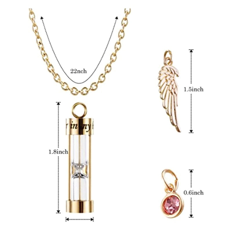 Cremation Necklace Eternal Hourglass Pendant Souvenirs 07e0dfc5 90e1 46a6 b5b0 3465b37966ec