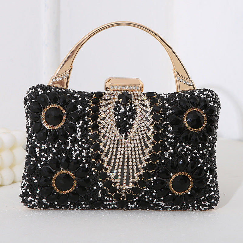 New Metal Handheld Handmade Diamond Inlaid Dinner Bag 0816a7c6 87ea 4b8f 951a 0fe1681d3202