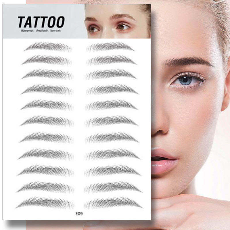 3D Waterproof Semi-permanent Eyebrow Stencil Stickers - HD Wireless Product #9