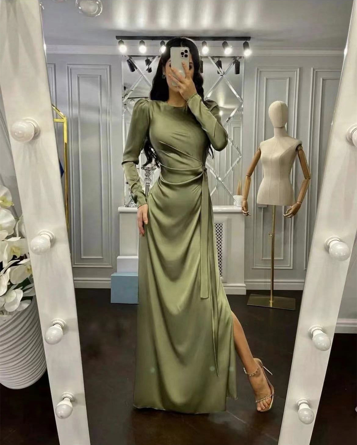 Beautiful Waist Fitting Irregular Dress 08fa94e2 3328 48df ba46 3eb6c94ece36