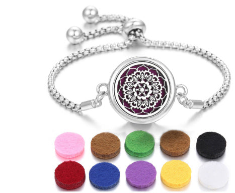 Lucky Tree Aromatherapy Oil Stainless Steel Alloy Bracelet 09039545 6160 4e27 b701 f21cc2493f3c