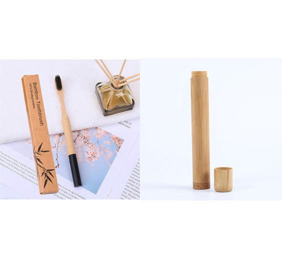 Natural bamboo handle round bamboo toothbrush 0912eae2 efb8 41dc b254 a622ec64f0ca