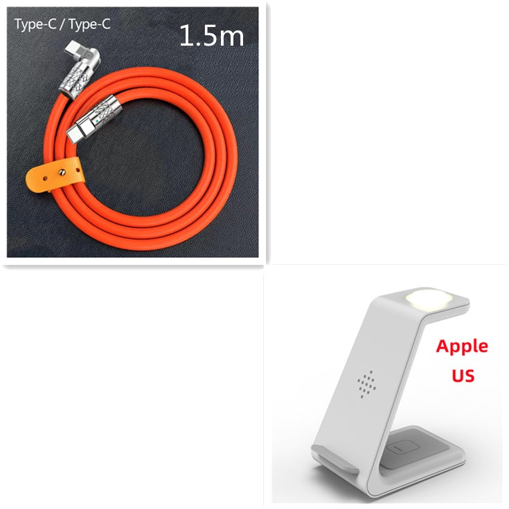 3 In 1 Fast Charging Station Wireless Charger Stand Wireless Quick Charge Dock For Phone Holder - 图片 39