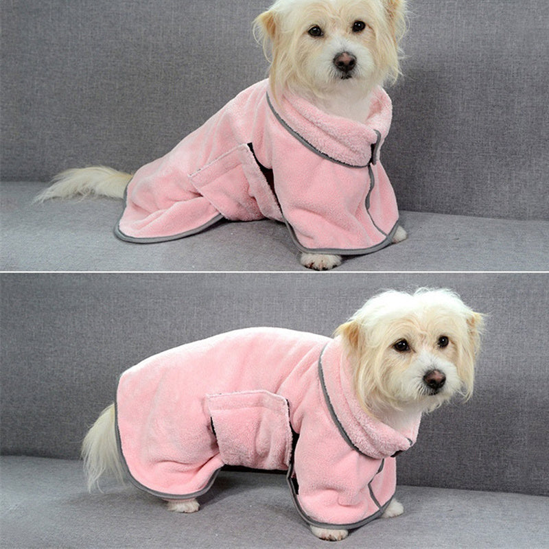 Quick-drying Pet Absorbent Towel Dog Bathrobe Pet Dog Bath Towel For Dogs Cats Microfiber Absorbent Pet Drying Towel Pet Supp