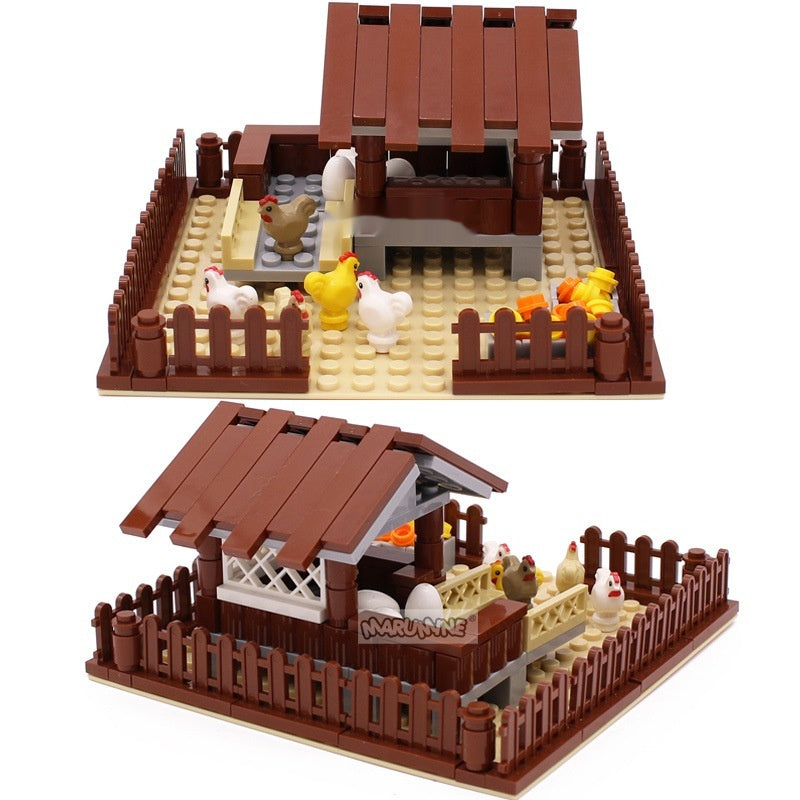 MOC Small Particle Building Blocks Animal Farm Scene Dispersion Accessories Suit 0949ddfc df55 4d00 9a26 a38da82a1b5c fine