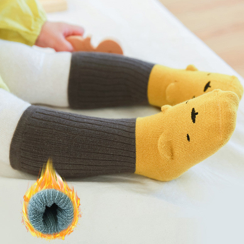 Thick Terry Baby Middle Tube Stereoscopic Anti-skid Floor Socks 0952085e 8526 4e91 9514 0374b8793a8e