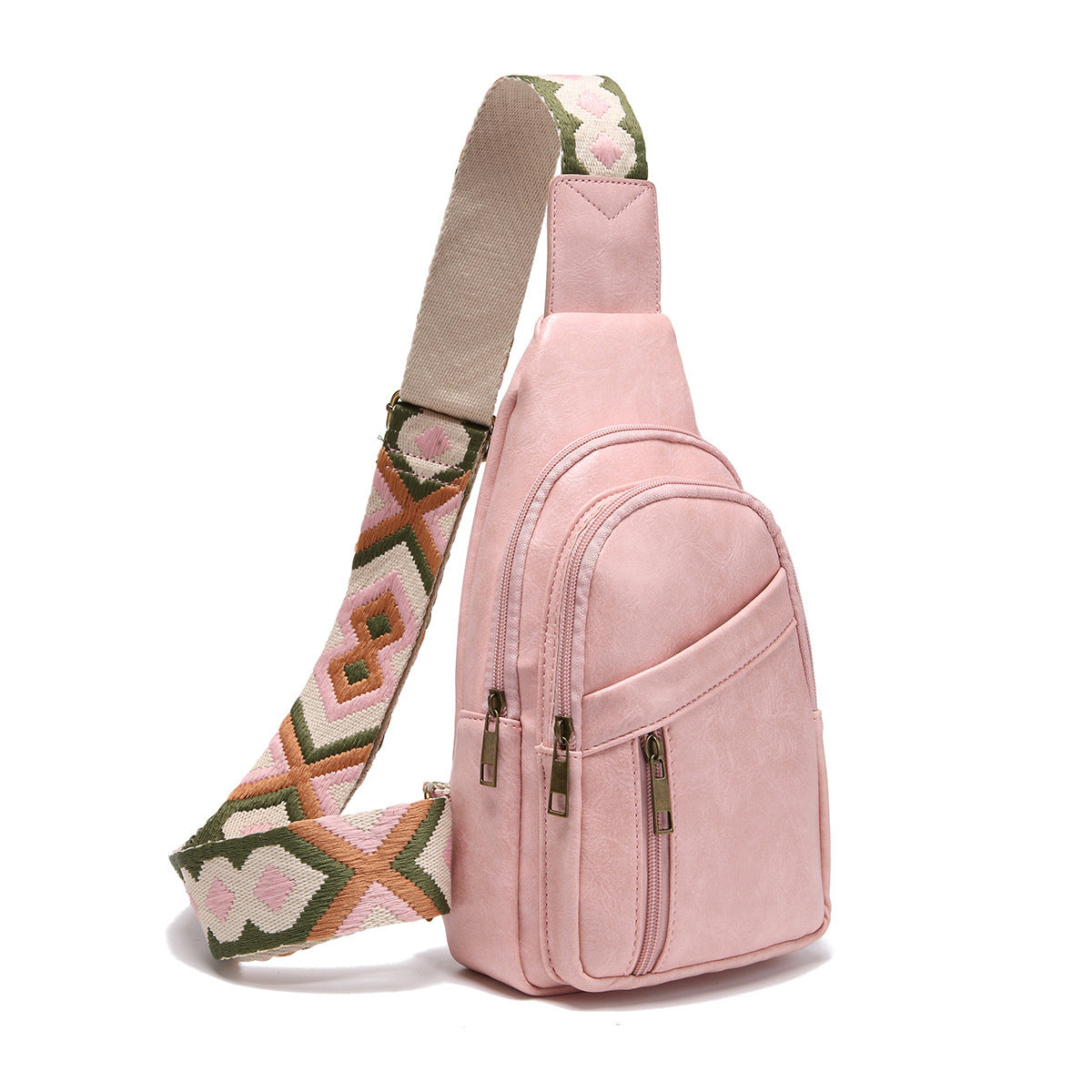 European And American Ladies Casual Fashion Retro Chest Bag 0a1160eb 07a8 4f25 9833 eab5e49f2a60