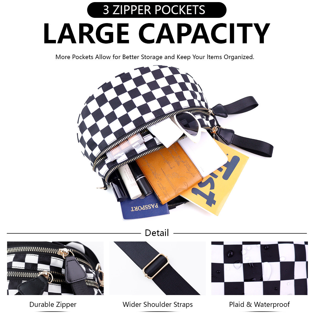 Fashionable All-match Oxford Cloth Large Capacity Waist Bag 0a1ae6e7 4b39 4095 9f19 7e7b48287b0f