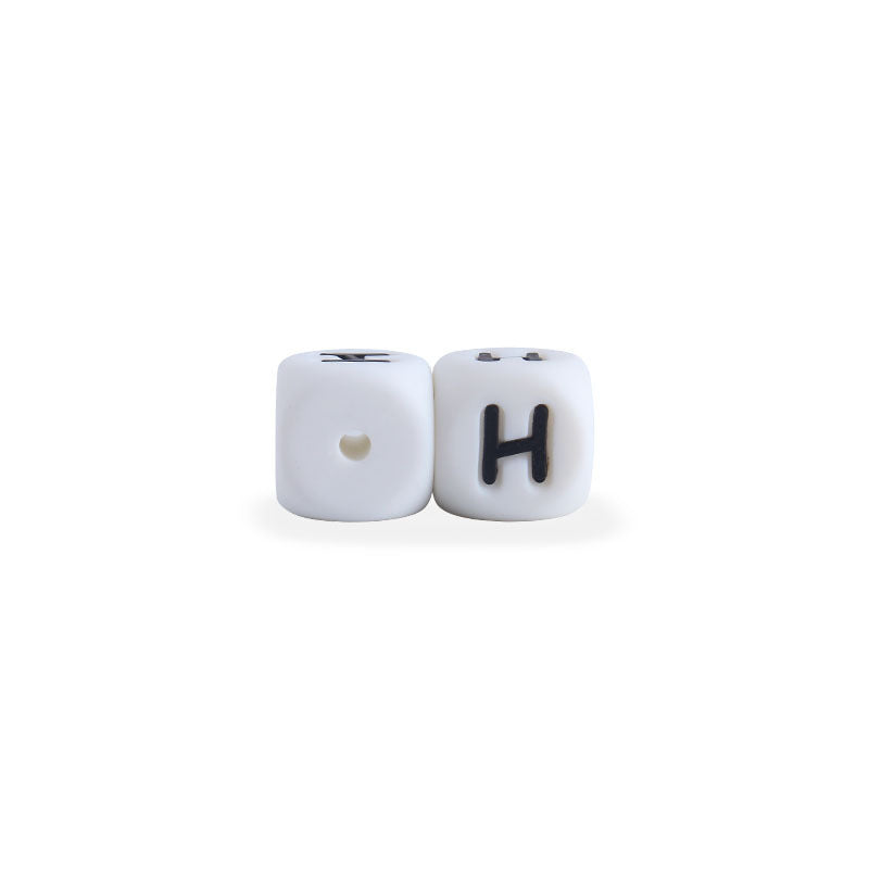 12mm Baby Products 26 Silicone English Alphabet Beads Teeth Accessories - HD Wireless Product #13