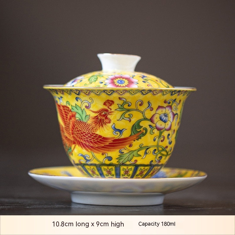 Enamel Ceramic Gaiwan Dragon And Phoenix Tea Cup 0b20adc2 7db6 4856 8499 b5986e0b7bd0 trans