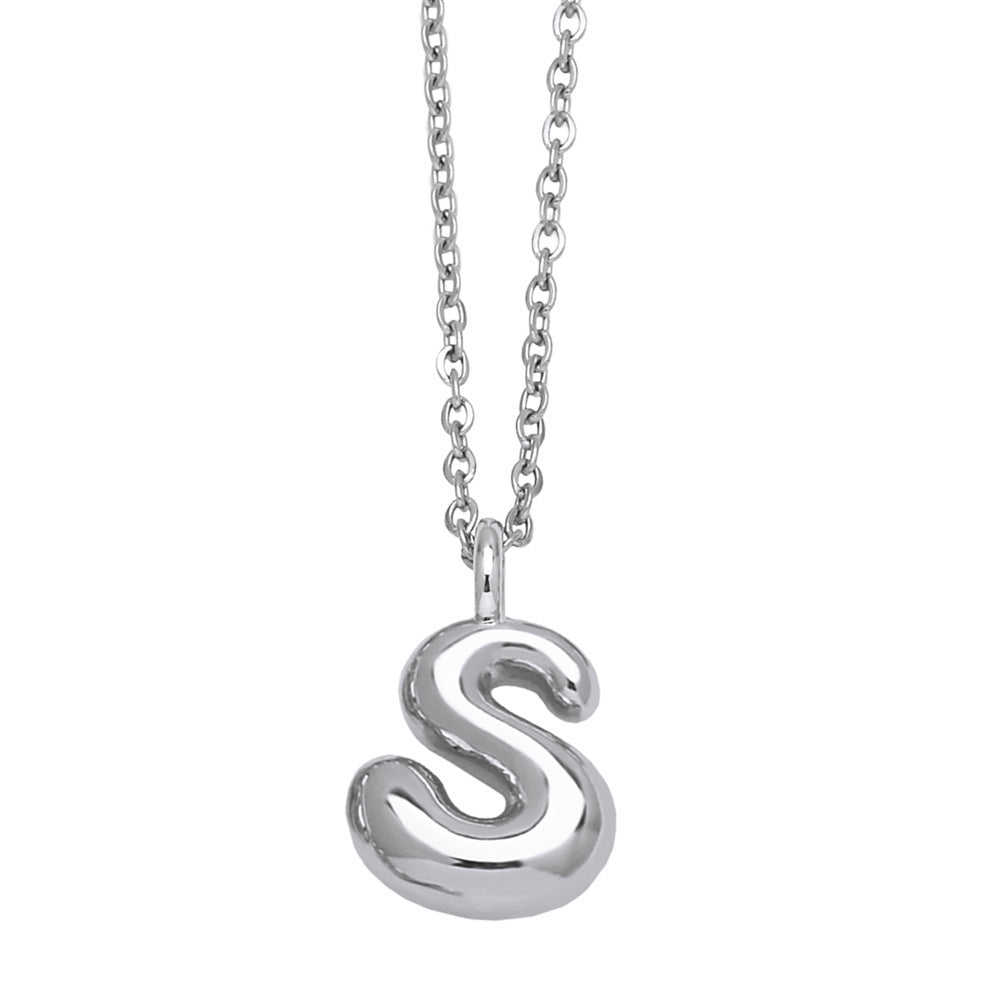 Copper Plated Gold 26 English Letters Pendant Necklace Niche Personality Clavicle Chain 0b4e4761 c920 4ebd bbbf e38d87e31b0f