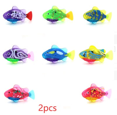 Cat Interactive Electric Fish Water Toy For Indoor Play Swimming Robot Fish Toys For Cat Dog Pet Baby Swimmer Bath Robofish T
