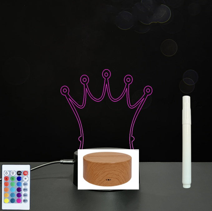 3D Acrylic Board Handwriting Message Board LED Light - HD Wireless Product #39