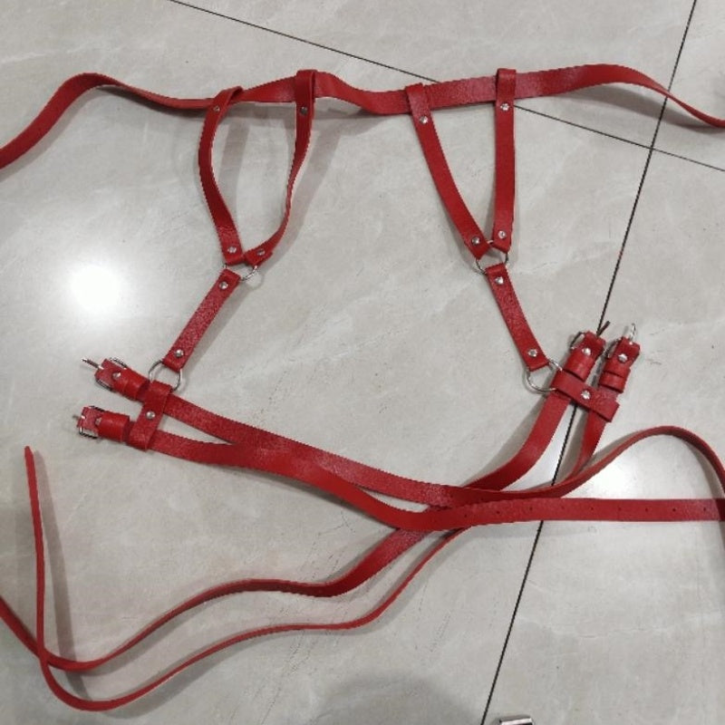 Adjustable Binding Queen Leather Bind Leg Band Outfit Leather Belt 0c95cc28 d95b 4550 8f60 3c567b19a655