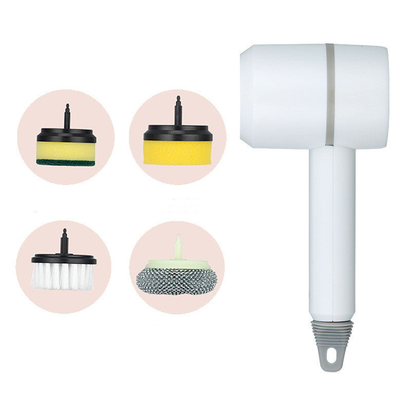 Electric Cleaning Brush Dishwashing Brush Automatic Wireless USB Rechargeable Professional Kitchen Bathtub Tile Cleaning Brus