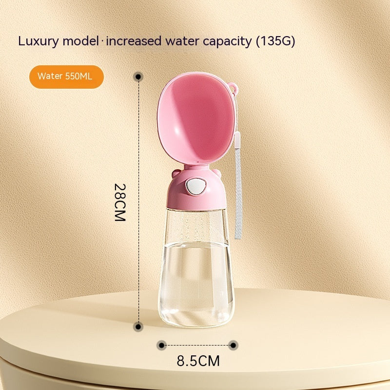 Portable Dog Water Bottle Food And Water Container For Pet Pets Feeder Bowl Outdoor Travel Drinking Bowls Water Dispenser 0cf