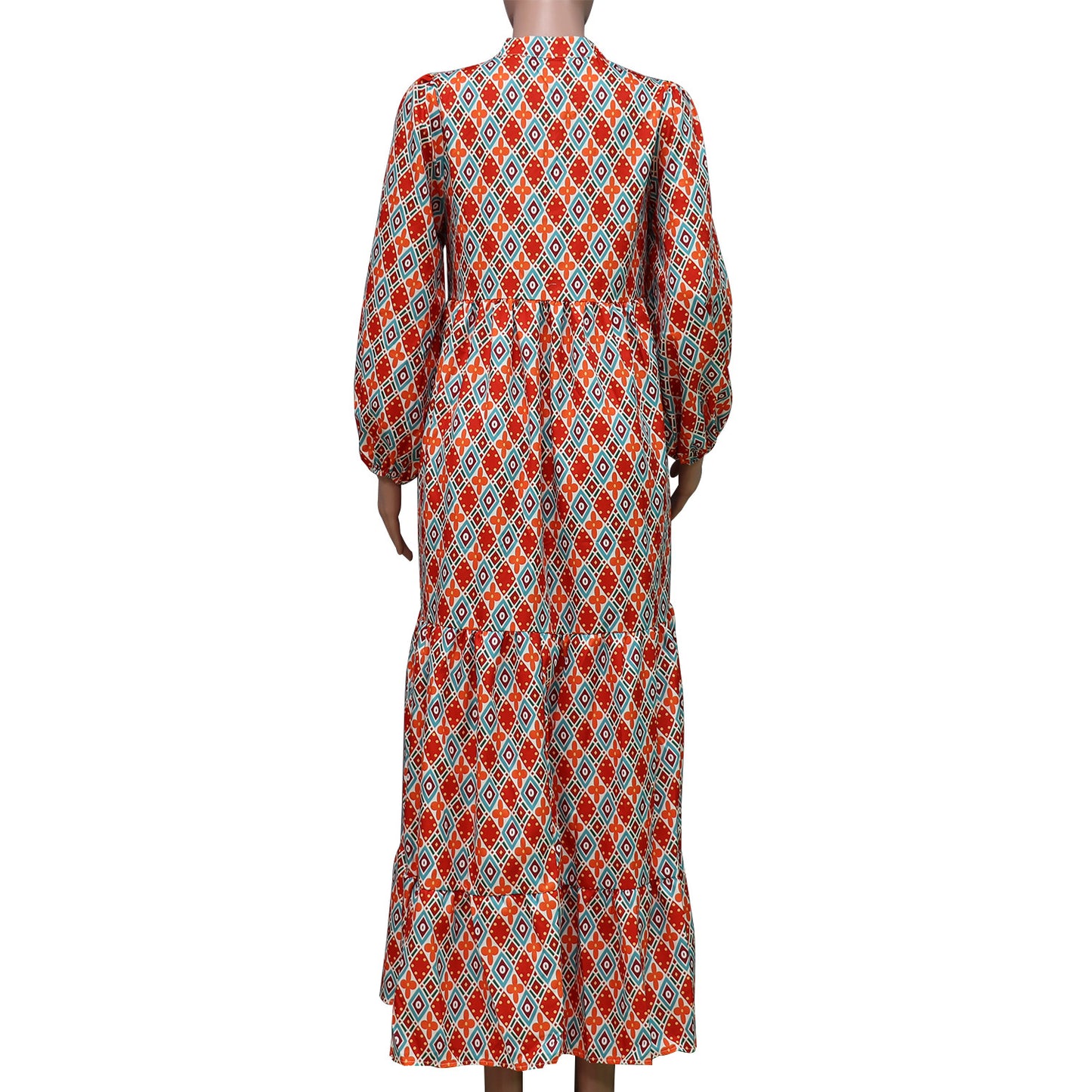 Short-sleeve Mid-length Boho Print Dress 0cff2696 5652 4f84 b4ea f07380a78bbf