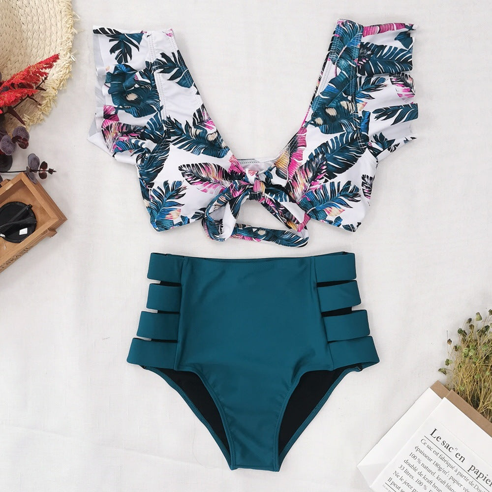 Women's Flounced Bikini Split Swimsuit 0d4edc48 eebd 4b84 9062 353fea81f894