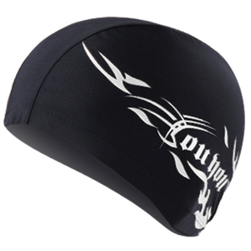 Comfortable Fit Cloth Waterproof Swimming Cap 0d50d345 f9b8 4684 8d56 0e857596ff07